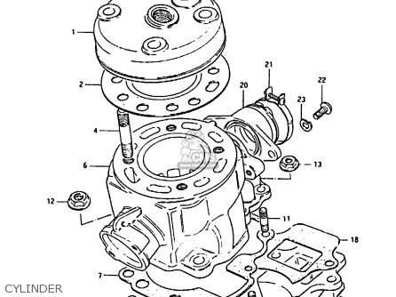 CYLINDER - RM80H 1983 (D)