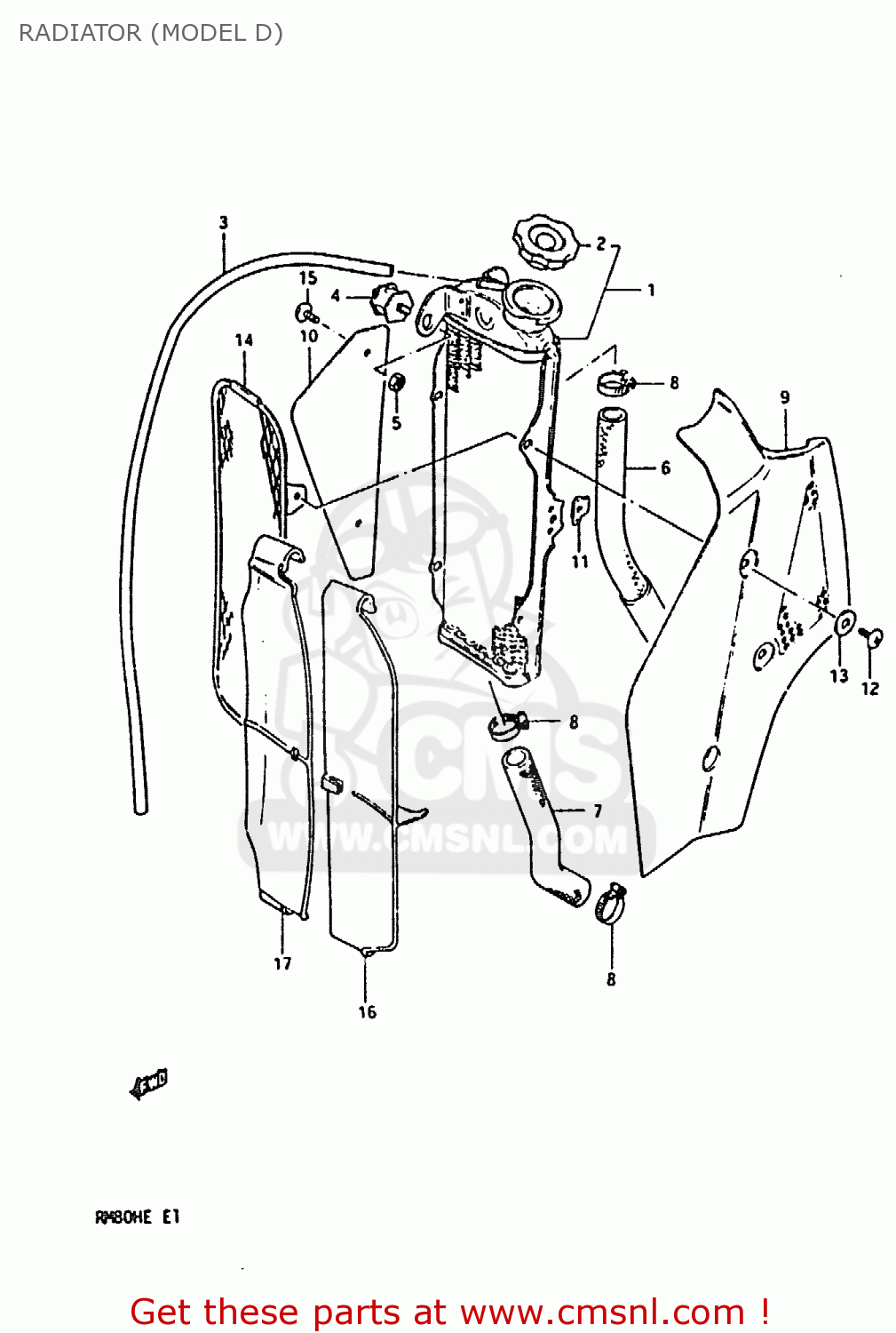 RADIATOR (MODEL D) RM80H 1984 (E)