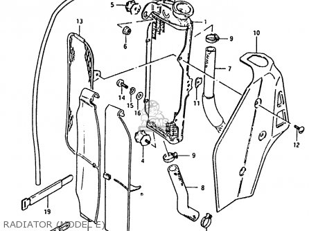 RADIATOR (MODEL E) - RM80H 1984 (E)