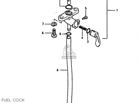 FUEL COCK - RM80H 1984 (E)