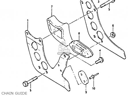 CHAIN GUIDE - RM80H 1984 (E)