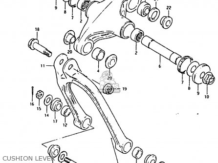 CUSHION LEVER - RM80H 1984 (E)