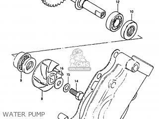WATER PUMP - RM80H 1984 (E)