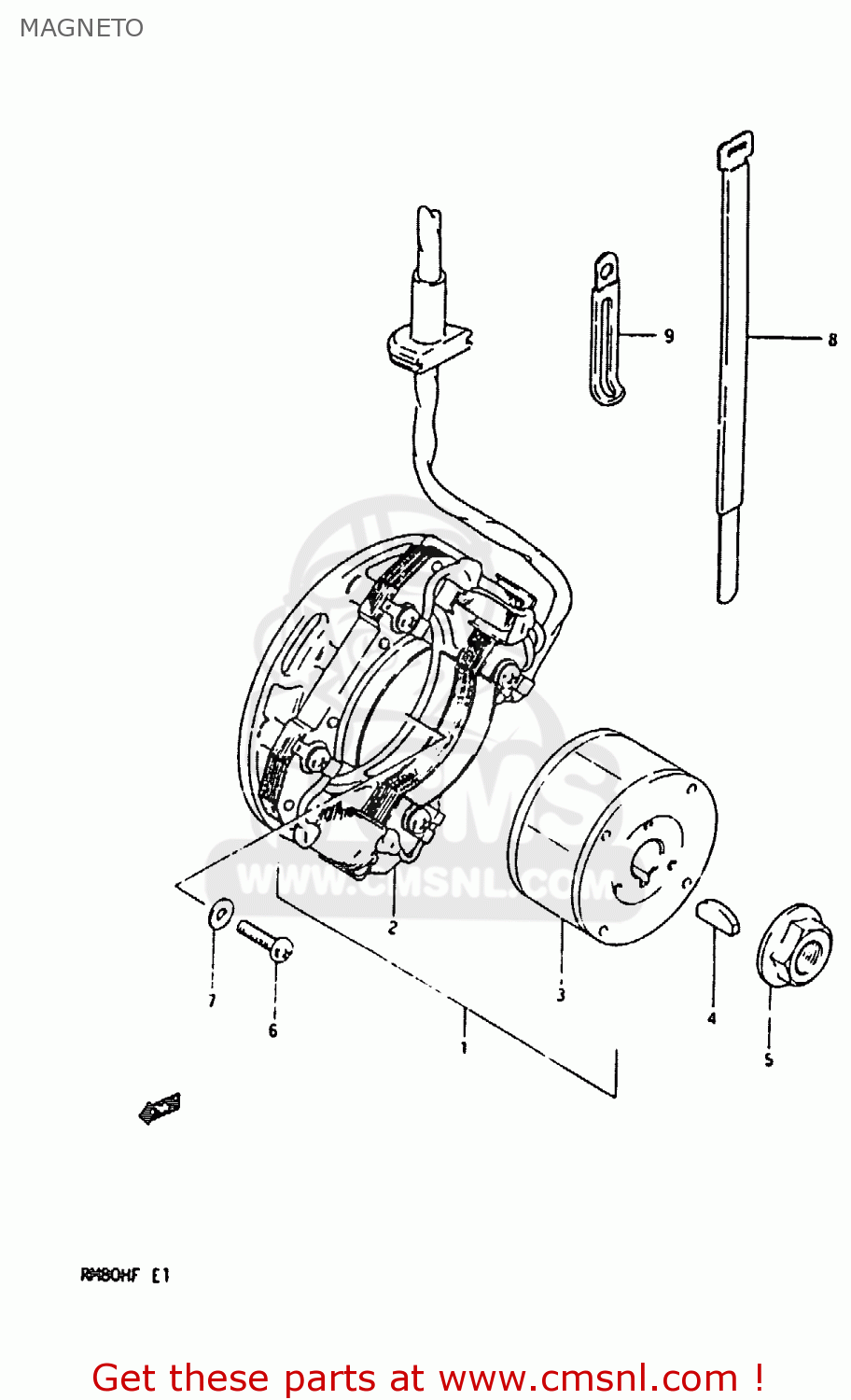 MAGNETO RM80H 1985 (F)
