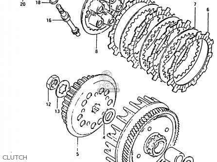 CLUTCH - RM80H 1985 (F)