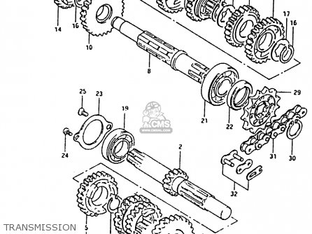 TRANSMISSION - RM80H 1985 (F)