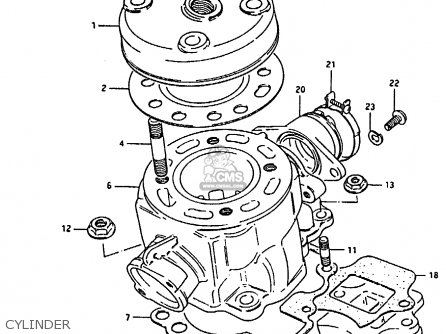 CYLINDER - RM80H 1985 (F)