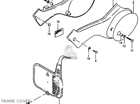 FRAME COVER - RM80H 1985 (F)