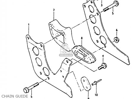CHAIN GUIDE - RM80H 1985 (F)