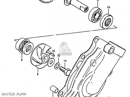WATER PUMP - RM80H 1985 (F)