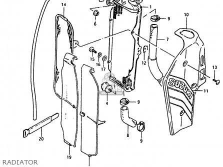 RADIATOR - RM80H 1985 (F)