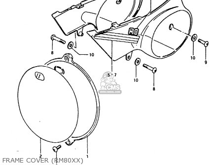 FRAME COVER (RM80XX) - RM80X 1980 (T)
