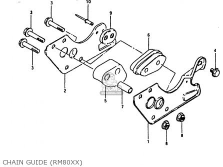 CHAIN GUIDE (RM80XX) - RM80X 1980 (T)