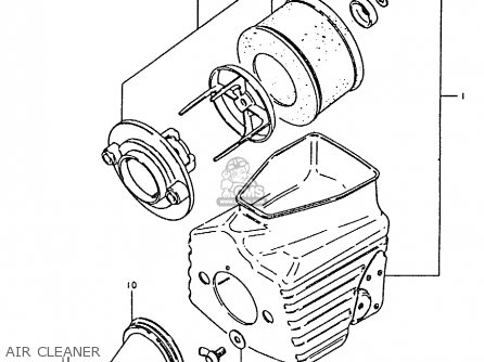 AIR CLEANER - RM80X 1980 (T)