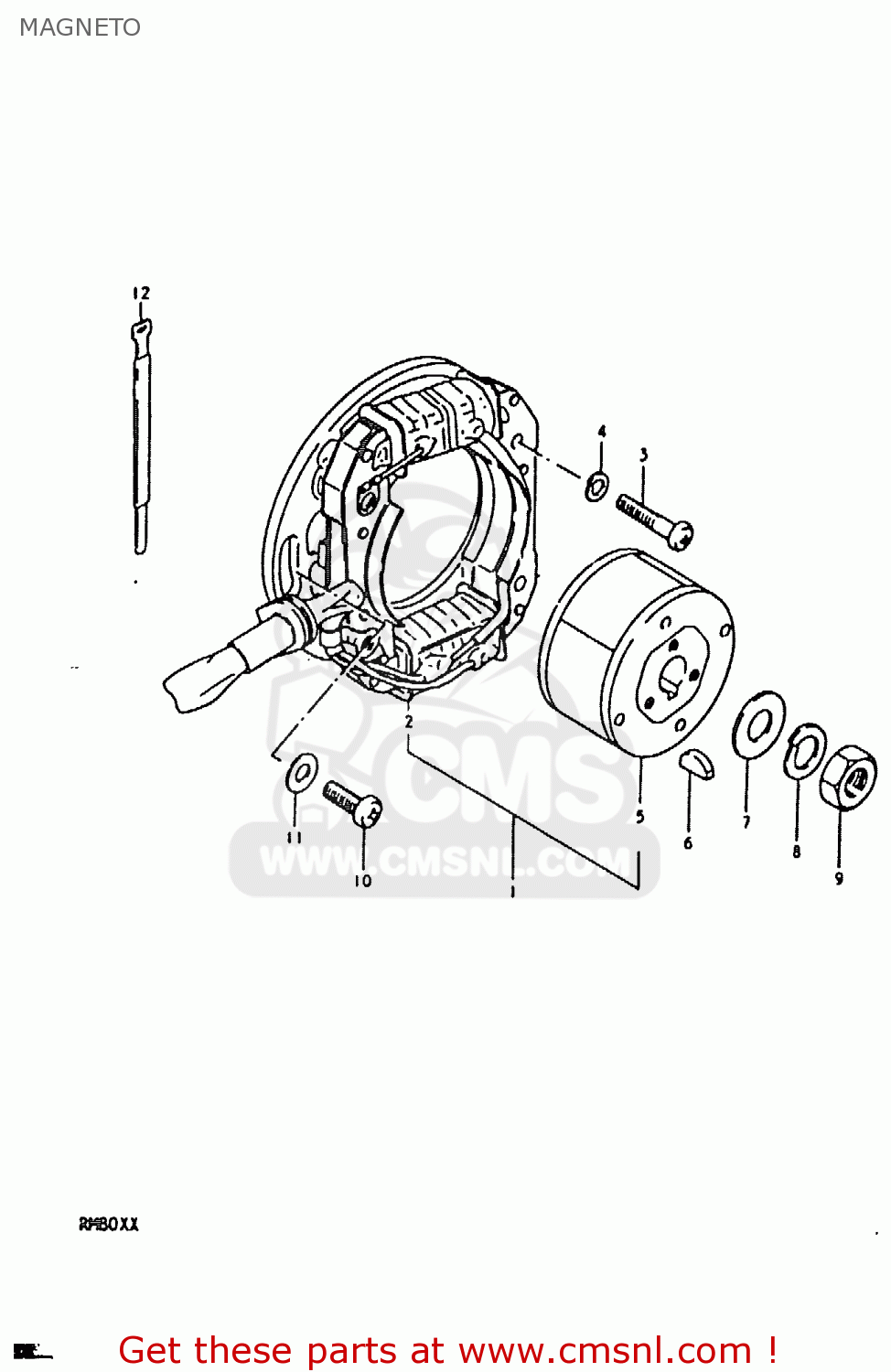 MAGNETO RM80X 1981 (X)