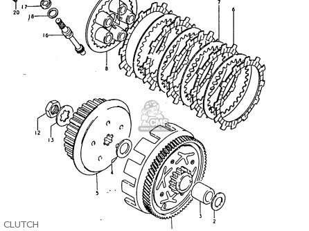 CLUTCH - RM80X 1981 (X)