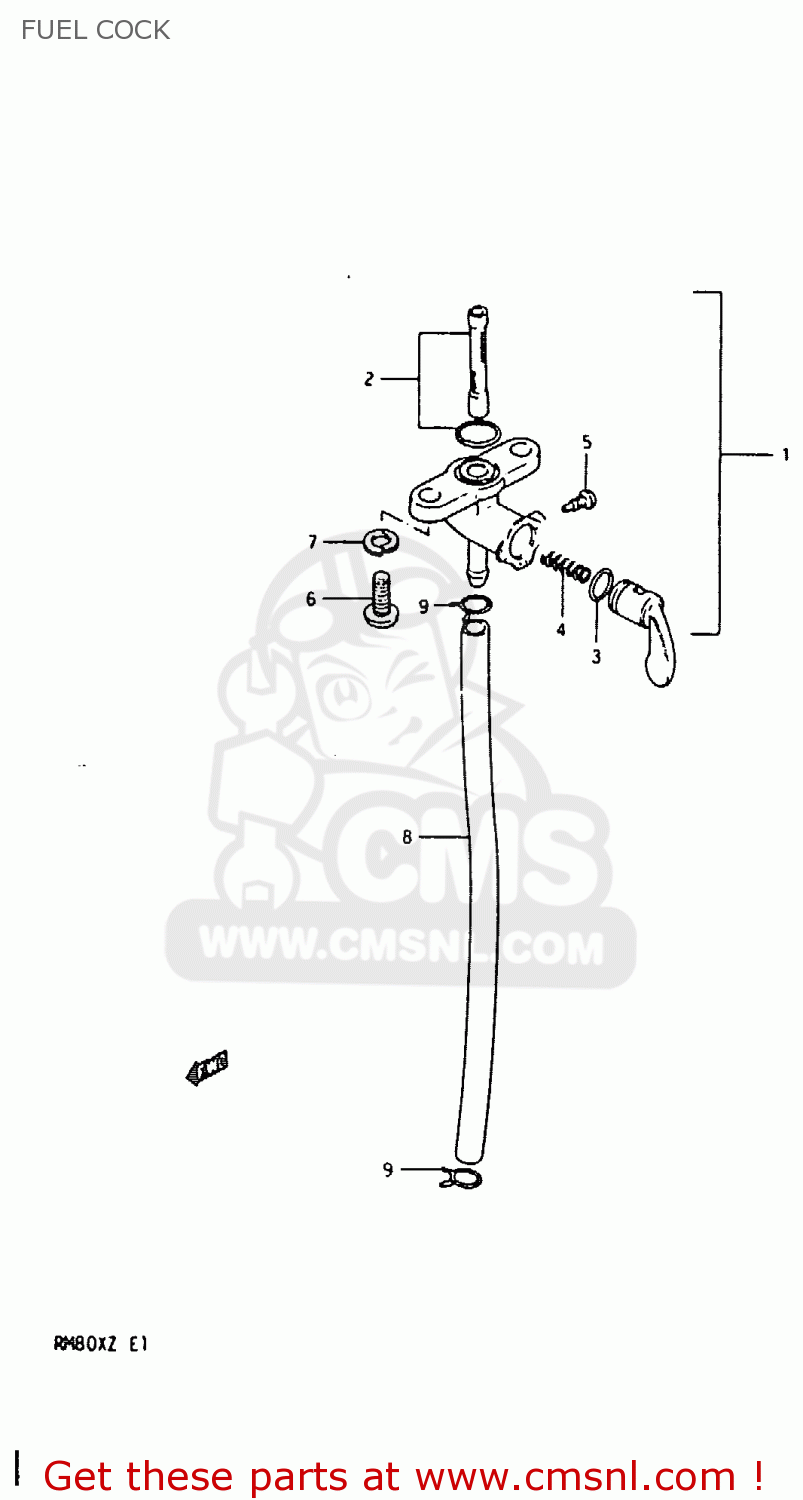 FUEL COCK RM80X 1982 (Z)