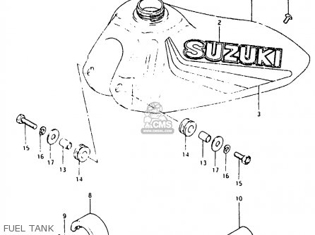 FUEL TANK - RM80X 1982 (Z)