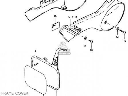 FRAME COVER - RM80X 1982 (Z)