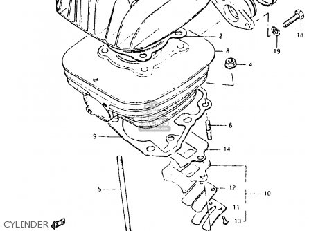 CYLINDER - RM80X 1982 (Z)