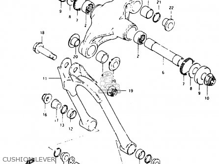 CUSHION LEVER - RM80X 1982 (Z)