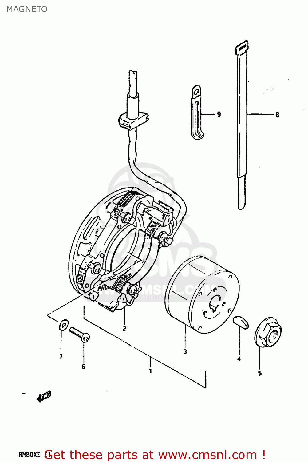 MAGNETO RM80X 1983 (D)