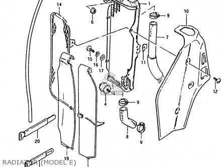 RADIATOR (MODEL E) - RM80X 1983 (D)