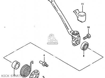 KICK STARTER - RM80X 1983 (D)