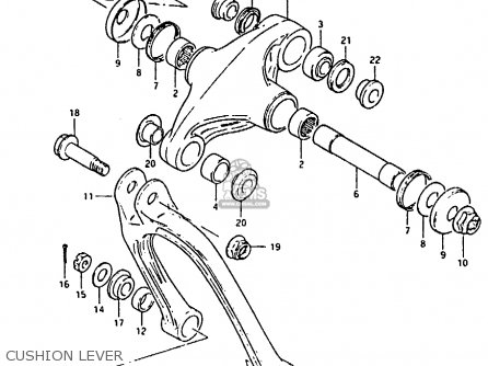 CUSHION LEVER - RM80X 1983 (D)