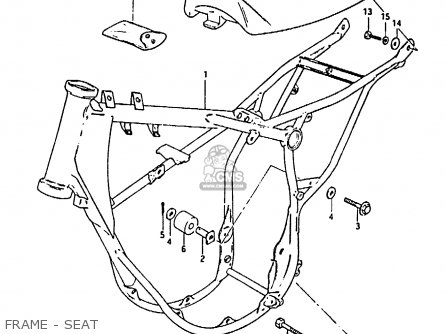 FRAME - SEAT - RM80X 1984 (E)