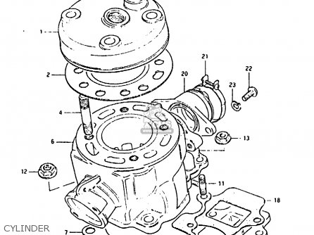 CYLINDER - RM80X 1984 (E)