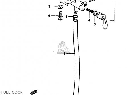 FUEL COCK - RM80X 1984 (E)