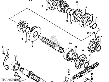 TRANSMISSION - RM80X 1986 (G)