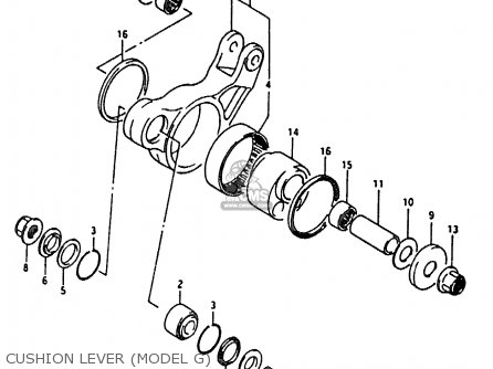CUSHION LEVER (MODEL G) - RM80X 1991 (M)