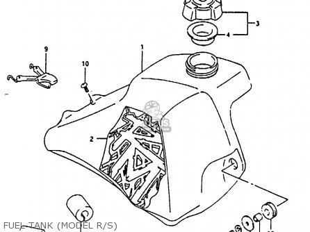 FUEL TANK (MODEL R/S) - RM80X 1992 (N)