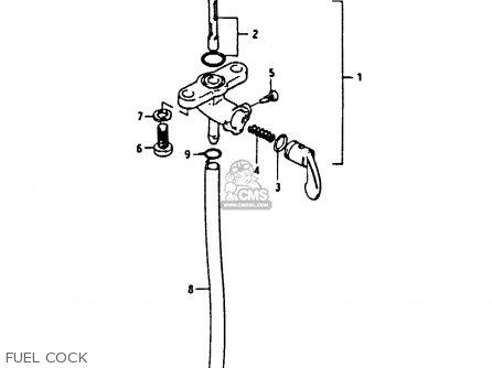 FUEL COCK - RM80X 1993 (P)