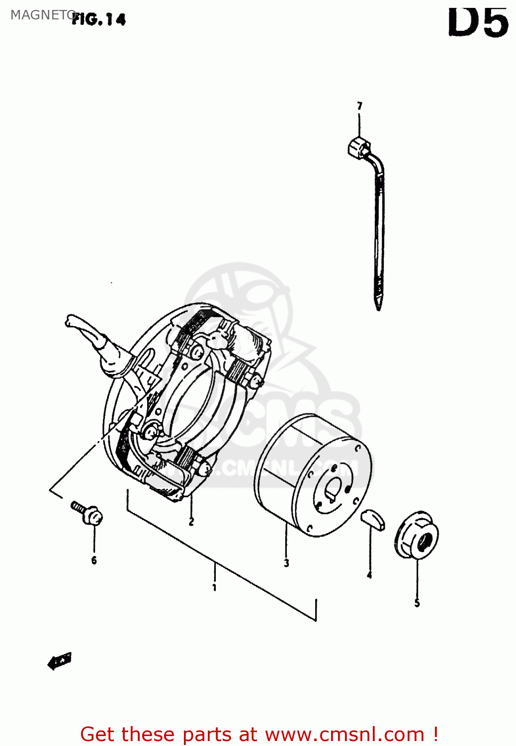 MAGNETO RM80X 1995 (S)