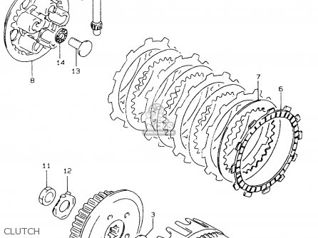 CLUTCH - RM80X 1996 (T) (E02 E04 E24)