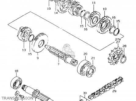 TRANSMISSION - RM80X 1996 (T) (E02 E04 E24)