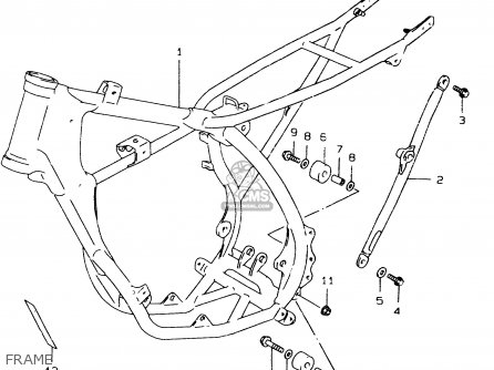 FRAME - RM80X 1996 (T) (E02 E04 E24)