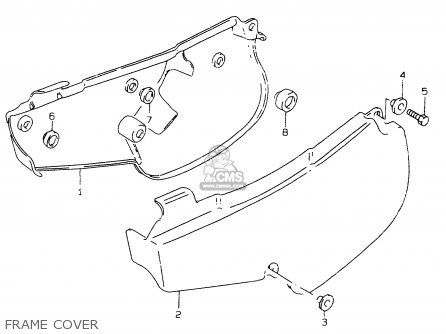 FRAME COVER - RM80X 1996 (T) (E02 E04 E24)