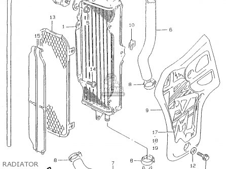 RADIATOR - RM80X 1996 (T) (E02 E04 E24)