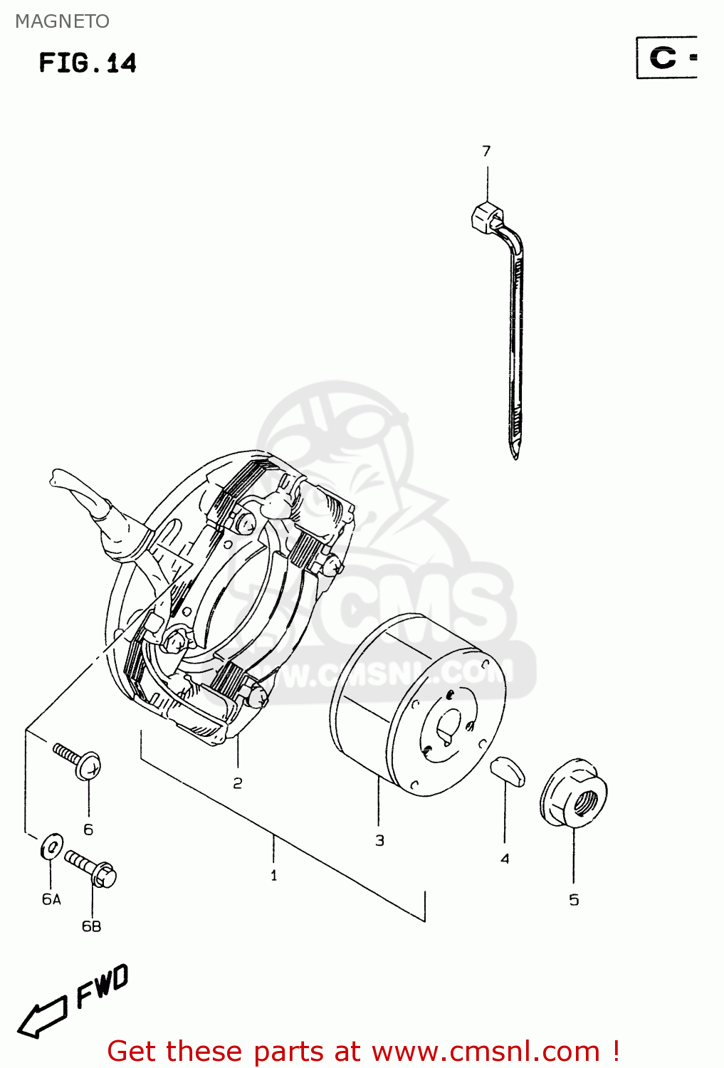MAGNETO RM80X 1997 (V) (E02 E04 E24)