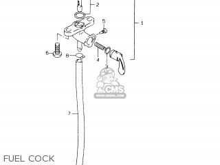 FUEL COCK - RM80X 1997 (V) (E02 E04 E24)