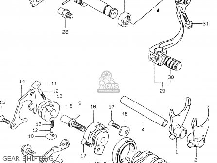 GEAR SHIFTING - RM80X 1999 (X) (E02 E04 E24)