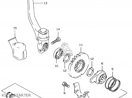 KICK STARTER - RM80X 1999 (X) (E02 E04 E24)