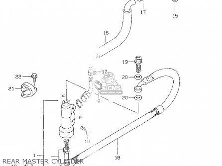 REAR MASTER CYLINDER - RM80X 1999 (X) (E02 E04 E24)