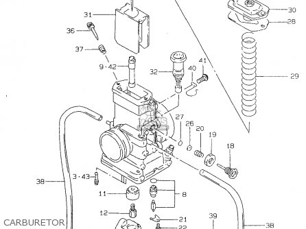 CARBURETOR - RM80X 1999 (X) (E02 E04 E24)