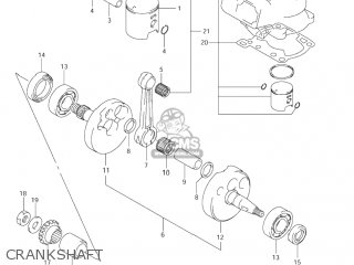 CRANKSHAFT - RM85 2002 (K2) USA (E03)