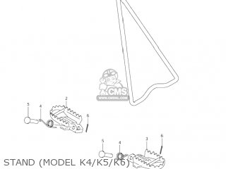 STAND (MODEL K4/K5/K6) - RM85 2002 (K2) USA (E03)